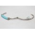 Bangle Bracelet Sterling Silver 925 Turquoise Stone Jewelry Handmade Women C501
